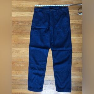 Bonobos Downtown Denim Chino in Dark Indigo 31 x 32 NWT